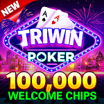 Cover Image of Herunterladen Blackjack & Video Poker - Triwin Poker free games 1.0 APK