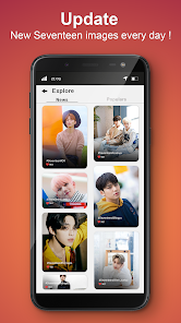 Captura 5 Kpop Idol: Seventeen Wallpaper android