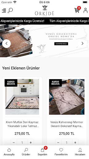 Android application Orkide Home screenshort