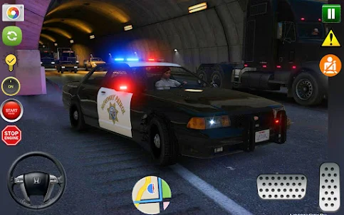 Polizeiauto-Spiel