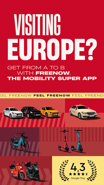 FREENOW - Mobility Super App - New - (Android)