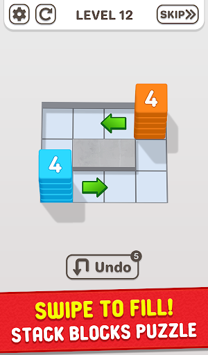 Android application Stack Blocks 3d - Block Puzzle screenshort