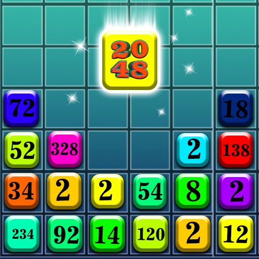 Merge Numbers 2048 Blocks logo