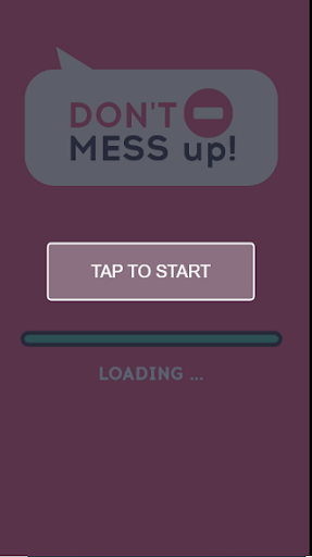 Dont Mess Up With Word Game