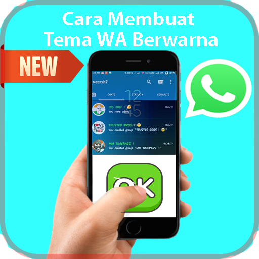 Cara Membuat Tema WA Berwarna Menarik