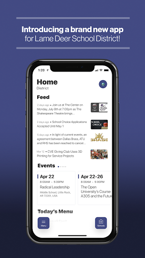 Android application Lame Deer Public Schools screenshort