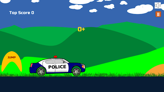 Police Car Endless Race Game
