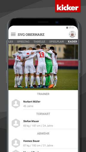 Android application SVG Oberharz screenshort