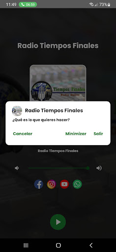 Radio Tiempos Finales Screen 3