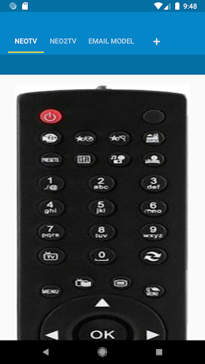 Neo TV Remote Control Screen 3