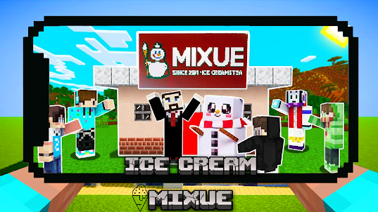Mixue ice Cream mod Minecraft