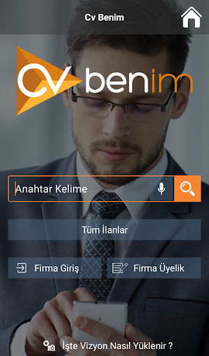 Android application Cv Benim İşveren screenshort