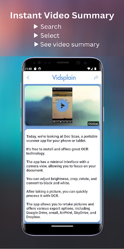 Vidsplain Screen 2