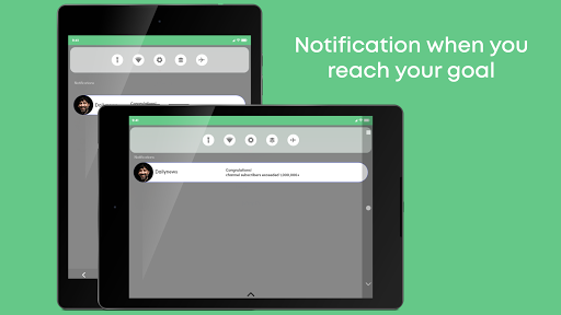 Realtime Subscribers Counter - Homescreen Widget