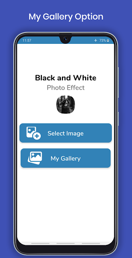 Black & White Photo Effect Screen 3