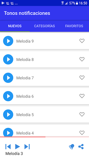 Android application Ringtones for whatsapp screenshort