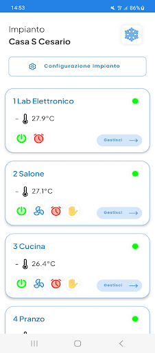 Android application magicair App screenshort