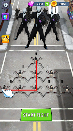 Game screenshot Merge Battle: Монстр-стратегия mod apk