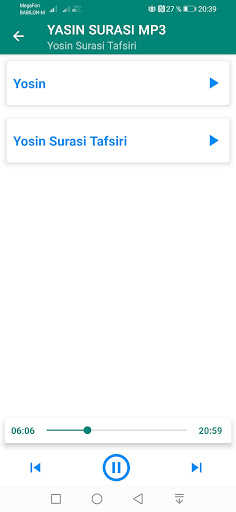 Yasin Surasi - mp3, tafsiri. Screen 3