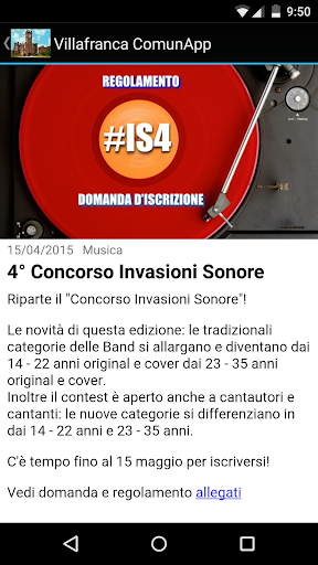 ComunApp Screen 3