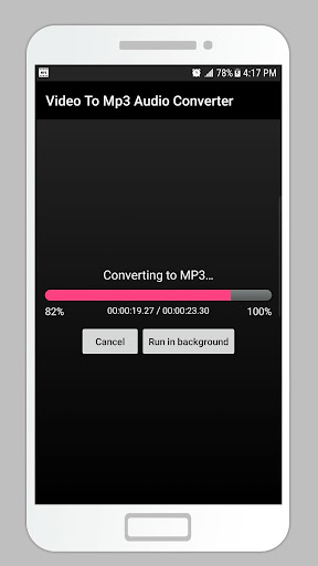 Screenshot of Video To Mp3 Audio Converter