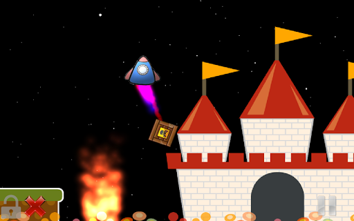 Android application Crazy Rocket screenshort