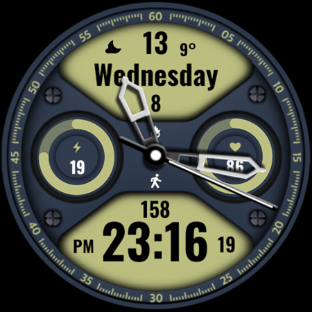 Glossy Hybrid Watch Face screenshot 38