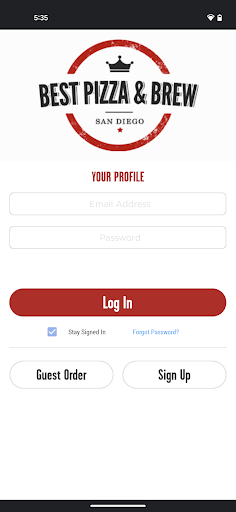 Screenshot of Best Pizza and Brew
