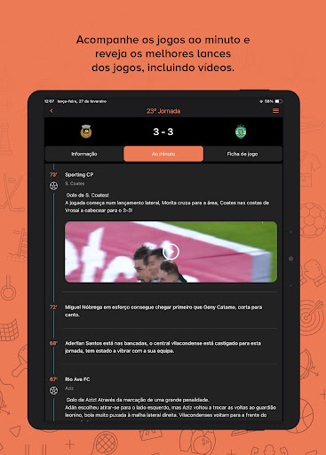 Screenshot of SAPO Desporto