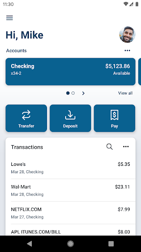 River Region CU Mobile Screen 2