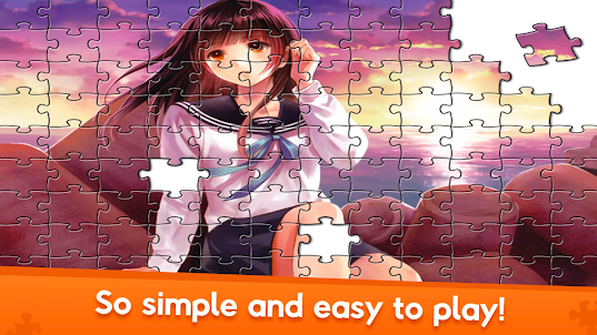 School Character Anime Puzzle