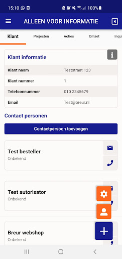 Didata Mavis CRM Screen 2