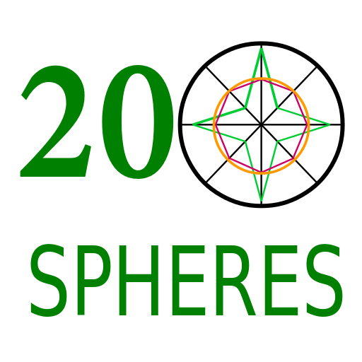 Wheel of life 20 spheres logo