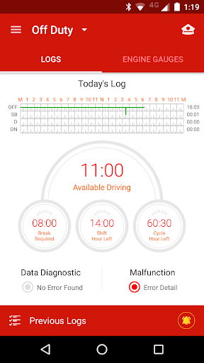 EZ-ELD Driver App Screenshot 2 - AppWisp.com