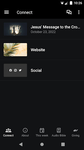 Android application Grace Covenant Church - IN screenshort