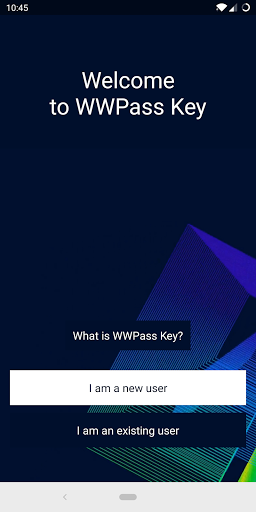 Android application WWPass Key screenshort