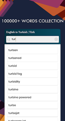 Turkish English Translator Screen 2