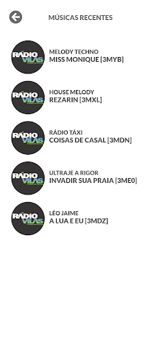 RÁDIO VILAS Screen 2