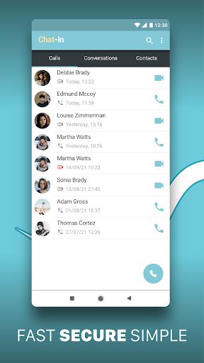 Android application Chat-in Instant Messenger screenshort