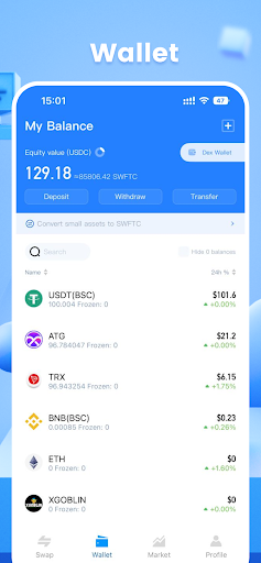 SWFT Blockchain Screen 3
