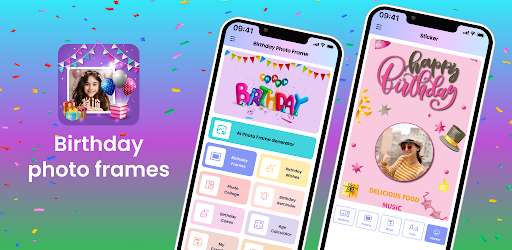 Android application Birthday Photo Frames screenshort