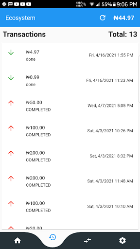 Ecosystem Aggregator App Screen 2