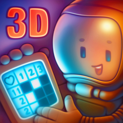 Nonoga 3D - Space Puzzle Game logo