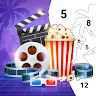 Movie Paint by Number Coloring