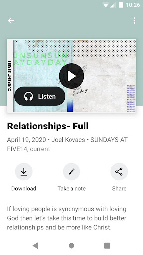 Five14 Church App Screen 3