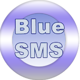 Blue SMS free texts icon