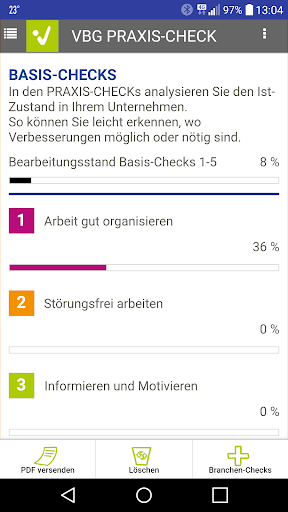 VBG Praxis-Check Screen 2