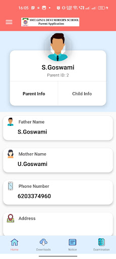 SGDMS (Parent App) Screen 3