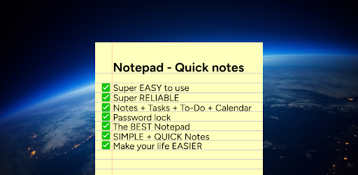 Notepad Fast Quick Notes