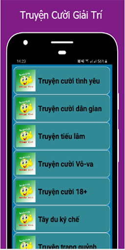 Android application Truyện Cười Giải Trí screenshort